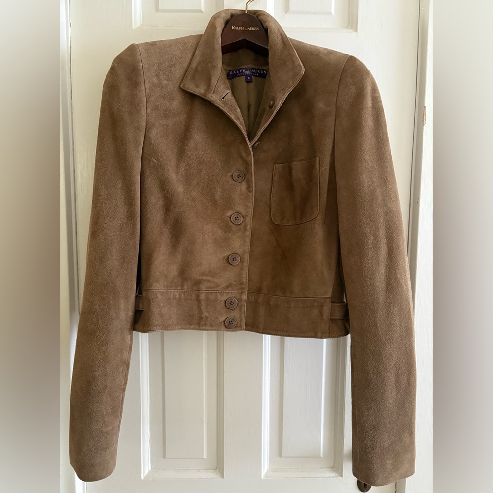 Ralph Lauren Collection Runway Suede Jacket